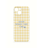 iPhone 15 Plus Vorian İnce Kamera Korumalı Mika Kılıf Good Things Gingham
