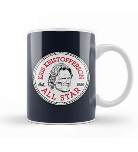 Kris Kristofferson Converse All Star Icon Kupa Bardak Porselen