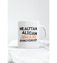Ne Alttan Alıcam Jenga Mı Oynuyoruz Kupa Bardak