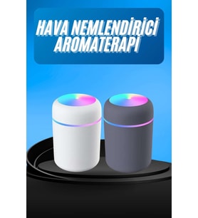 Humidifier LED Işıklı Mini Ortam Oda Kokusu Aromaterapi Buhardanlık