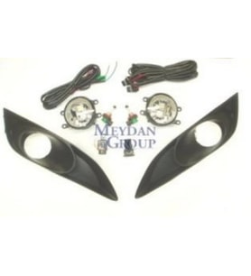 2007-2010 Toyota Auris Sis Lambası Sağ-Sol Set (Role-Düğme-Tesisat-Çerçeve İle Birlikte)(Esuse) (Ade