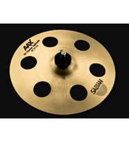 Sabian 21000X AAX O-Zone Splash Zil (10 İnç)  Delikli Tasarım - Kirli Ton - Hızlı