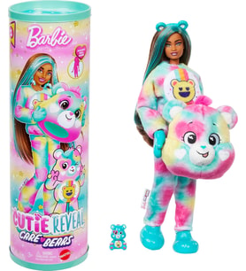 Barbie Cutie Reveal Sevimli Ayıcıklar Bebek Ve Aksesuarları, Mutlu Ayıcık, Renk Değişimi Ve Mini Ayı (Çok Renkli)