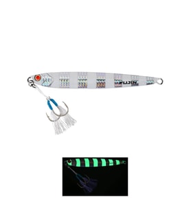 Fujin Valhalla Darksea 150gr Metal Jig Yem ZEBRA GLOW