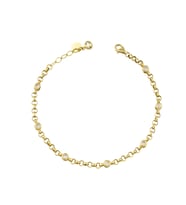 Debora Jewelry 14 Ayar Altın Taşlı Yuvarlak Tasarım Bileklik