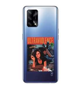 Oppo A74 Uyumlu Lana Del Rey Ultraviolence Desenli Şeffaf Telefon Kılıfı