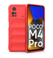 Newface Xiaomi Poco M4 Pro 4G Kılıf Optimum Silikon - Kırmızı