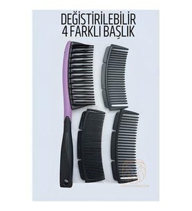 ModaCar 4 Uçlu Değiştirilebilir Başlıklı Tarak
