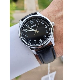 Casio CSISTE12 Kasası Gümüş Kordonu Siyah Renk Hediye Paketli Erkek Kol Saati