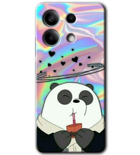 Xiaomi Redmi Note 13 Pro 5G Kılıf HD Desen Baskılı Kılıf - Milkshake Panda