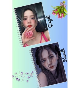 Jiso blackpink defter seti 2 adet A4 boyutu 21*30 çizgili + kareli 60 syf