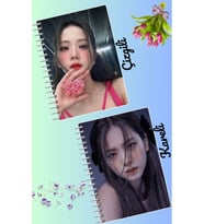 Jiso blackpink defter seti 2 adet A4 boyutu 21*30 çizgili + kareli 60 syf