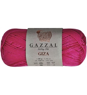Giza Amigurumi Pamuk Cotton Koton Merserize El Örgü İpi 50 Gr 2469 Fuşya