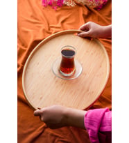 Bambu Sunum Tepsi - 45 cm 