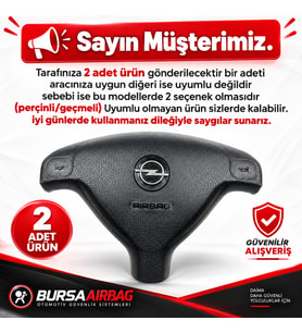 Opel Astra G Uyumlu Armalı Perçinli  Airbag Kapağı (Çok Renkli)