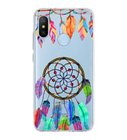 PrintiFy Xiaomi Mi A2 ile Uyumlu 1mm Slim Fit Nazar Boncuğu 6 Baskılı Şeffaf  Kılıf