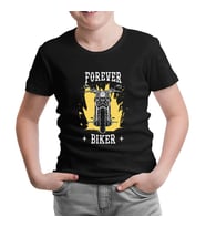 Forever Biker Siyah Çocuk Tshirt
