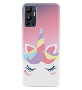 Infınix Hot 12 Kılıf Silikon Desen Özel Seri Sweety Unicorn 1737