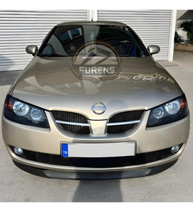 Nissan Almera 2000-2008 Uyumlu H lip Esnek Ön Lip 2 Parça Karlık Ön Ek Tampon Altı Dil