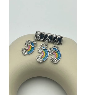 Çelik Silver Gökkuşağı Nomi Charm - 25crm85