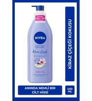 Vücut Bakim Losyonu & Kiraz Çiçegi Jojoba Yağı & Değerli Yağlar & Kuru Ciltler İçin 400Ml