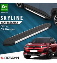 S-Dizayn Citroen E-C5 Aircross Elektrikli Skyline Aluminyum Yan Basamak 193 Cm 2024 Üzeri A+ Kalite