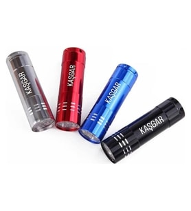 Süper Parlak 9 Ledli Metal Mini El Feneri