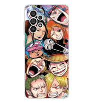 Samsung Galaxy A33 Uyumlu One Piece Tasarımlı Şeffaf Telefon Kılıfı