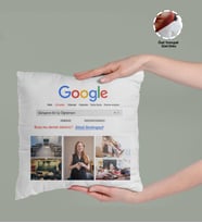 Öğretmenler Günü Hediyelik Google Tasarımlı Fotoğraflı Yastık