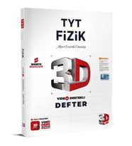 3D Yayınları TYT Fizik Video Destekli Defter 3D Yayınları