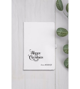 Kişiye Özel Yılbaşı Tasarımlı Ajanda (Beyaz)