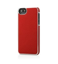 Adopted iPhone SE/5S/5 ile Uyumlu Deri Wrap Kılıf Kırmızı APH11156