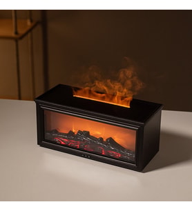 Çeşithane Renkli Alev Efektli Aroma Difüzör Ultrasonik Hava Nemlendirici LED