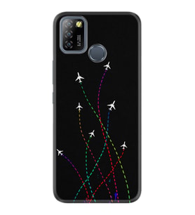 INFINIX Smart 4 5 6 Zero 8 S5 Pro Kılıf Desemli Silikon Line Planet 1736