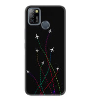 INFINIX Smart 4 5 6 Zero 8 S5 Pro Kılıf Desemli Silikon Line Planet 1736