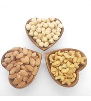3'lü Karışık Kuruyemiş ( Fındık + Badem + Kaju ) 3000 Gram
