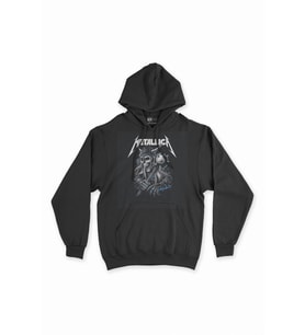 Metallica Skull Siyah Sweatshirt Hoodie