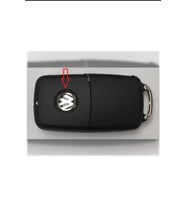 Volkswagen 12 mm Vw Anahtar Logosu, Anahtar Arması (4 Adet)
