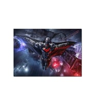 Batman Ve Yüksek Teknolojili Pelerin Mekanizması (50x70 Cm Boyut)