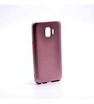 Samsung Galaxy J2 Core Uyumlu Kılıf Zore Premier Silikon Kapak (Rose Gold Altın)