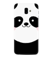 Samsung J6 Plus J7 Prime J7 Pro M20 Kılıf Desenli Silikon Sevimli Panda 1794