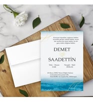 DÜĞÜN , NİŞAN DAVETİYESİ (100 ADET Baskı Dahil)