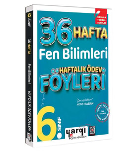 6. Sınıf Fen Bilimleri 36 Haftalık Ödev Föyleri Yargı Ders Arkadaşım