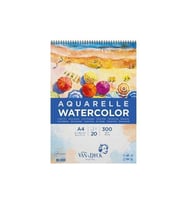 VAN DYCK VD10011 ÜSTTEN SPİRALLİ SULUBOYA BLOK A4 300GR 20 YP