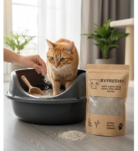Byfresh Kedi Kumu Koku Yok Edici Ekolojik Katkı