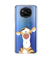 Poco X3 Pro / X3 NFC Uyumlu Tigger Tasarımlı Şeffaf Telefon Kılıfı