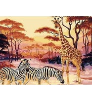 Masai Mara Boyama Seti 40x50 cm (Tuvale Gerili)