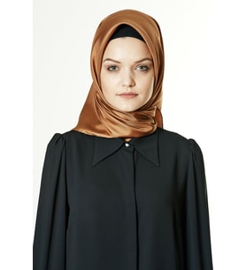 12 Armine Twill Düz Boyalı Eşarp