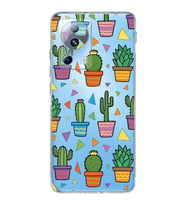 PrintiFy Xiaomi Mi 13 Lite ile Uyumlu 1mm Slim Fit Water Color 4 Baskılı Şeffaf  Kılıf
