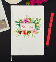 Kişiye Özel Defter ve Roller Kalem Hediye Seti